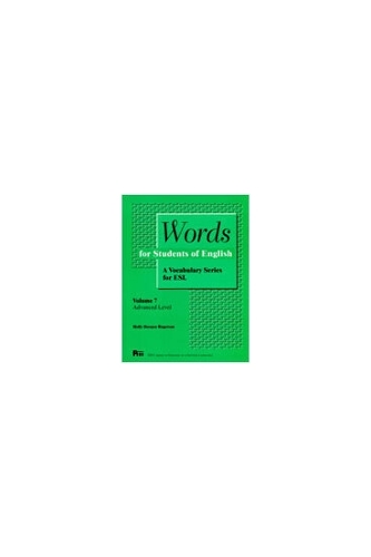Words for Students of English: A Vocabulary Series for ESL - Pitt Series in English as a Second Language v. 7 (Paperback)