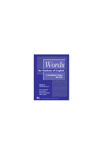 Words for Students of English: v. 8: A Vocabulary Series for ESL - Pitt Series in English as a Second Language (Paperback)