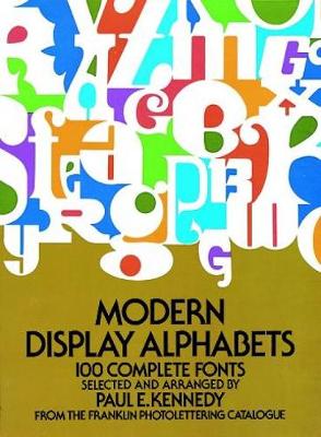 Modern Display Alphabets - Dover Books on Lettering, Graphic Arts & Printing (Paperback)