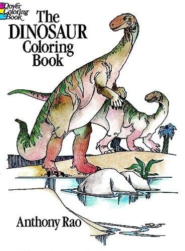 The Dinosaur Colouring Book - Dover Nature Coloring Book (Paperback)