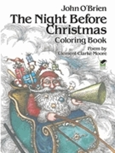 The Night Before Christmas - Dover Holiday Coloring Book (Paperback)