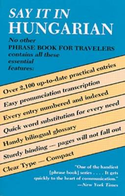 Say it in Hungarian - Dover Language Guides Say it Series (Paperback)