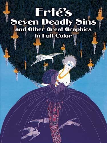 Erte's Seven Deadly Sins and Other Great Graphics in Full Color - Dover Fine Art, History of Art (Paperback)