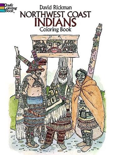 North-west Coast Indians - Dover History Coloring Book (Paperback)