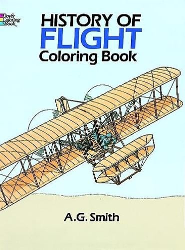 History of Flight Coloring Book - Dover History Coloring Book (Paperback)