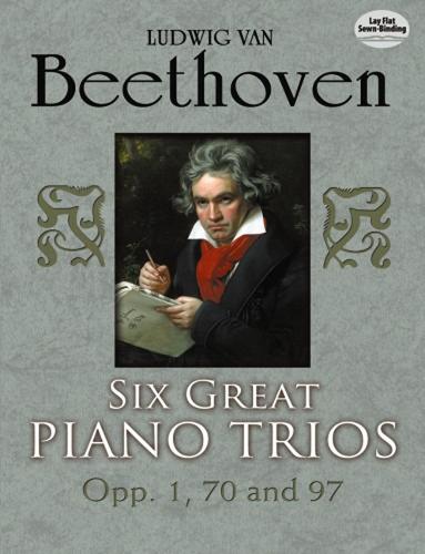 Six Great Piano Trios in Full Score: Beethoven: Beethoven: Beethoven (Paperback)