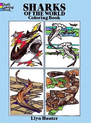 Sharks of the World Coloring Book - Dover Nature Coloring Book (Paperback)