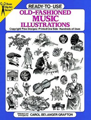 Old-Fashioned Music Illustrations - Dover Clip Art Ready-to-Use (Paperback)