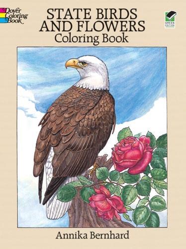 State Birds and Flowers Coloring Book - Dover Nature Coloring Book (Paperback)