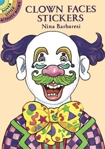 Clown Faces Stickers - Dover Little Activity Books (Paperback)