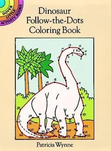 Dinosaur Follow-the-dots Coloring Book - Little Activity Books (Paperback)