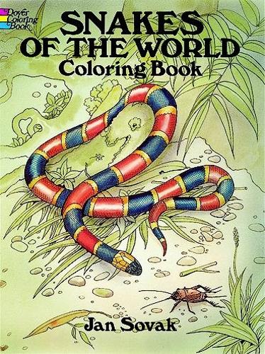 Snakes of the World Coloring Book - Dover Nature Coloring Book (Paperback)