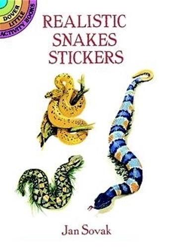 Realistic Snakes Stickers - Dover Little Activity Books Stickers (Paperback)