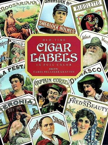 Old Time Cigar Labels - Dover Pictorial Archive (Paperback)