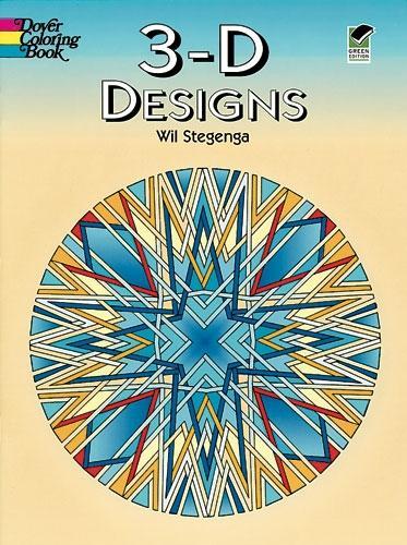 3-D Designs - Dover Design Coloring Books (Hardback)