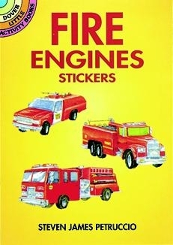 Fire Engines Stickers - Dover Little Activity Books Stickers (Paperback)