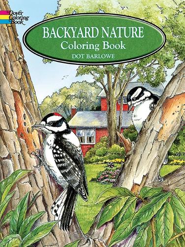 Backyard Nature Colouring Book - Dover Nature Coloring Book (Hardback)