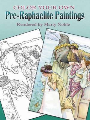 Color Your Own Pre-Raphaelite Paintings (Paperback)