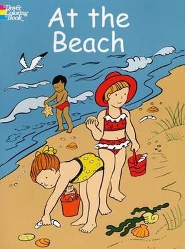 At the Beach - Dover Coloring Books (Paperback)