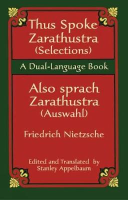 Thus Sprach Zarathustra / Also Spra - Dover Dual Language German (Paperback)