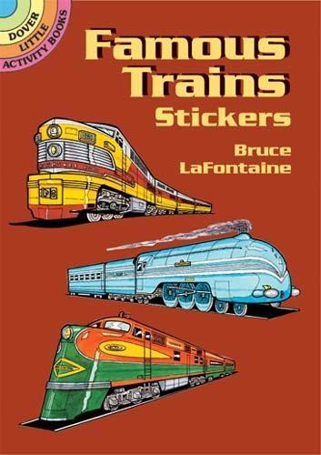Famous Trains Stickers - Dover Little Activity Books Stickers (Paperback)