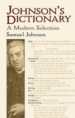 Johnson's Dictionary: A Modern Selection (Paperback)