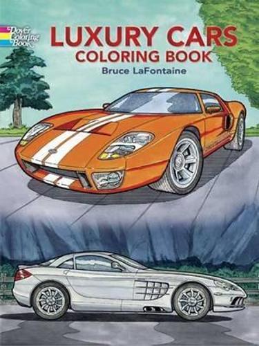 Luxury Cars Coloring Book - Dover History Coloring Book (Paperback)