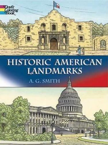 Historic American Landmarks - Dover History Coloring Book (Paperback)