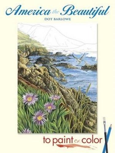 America the Beautiful to Paint or Color - Dover Art Coloring Book (Paperback)