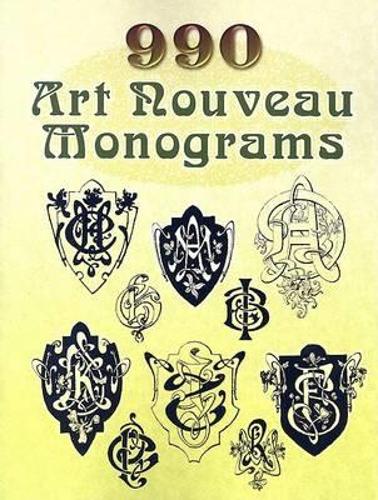 990 Art Nouveau Monograms - Dover Pictorial Archive (Paperback)