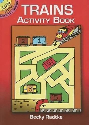 Trains Activity Book - Dover Little Activity Books (Paperback)