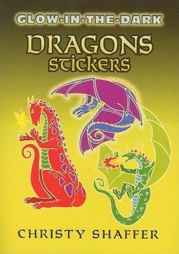 Glow-In-The-Dark Dragons Stickers - Dover Little Activity Books Stickers (Paperback)