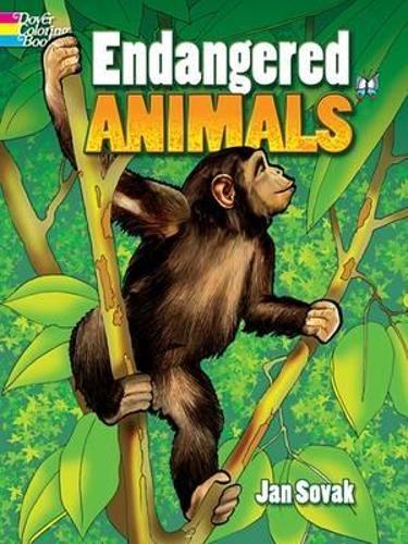 Endangered Animals - Dover Nature Coloring Book (Paperback)
