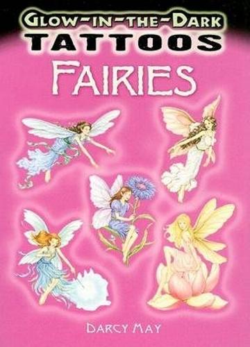 Glow-In-The-Dark Tattoos: Fairies - Dover Tattoos (Paperback)