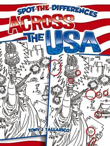 Spot-The-Differences Across the USA - Dover Children's Activity Books (Paperback)
