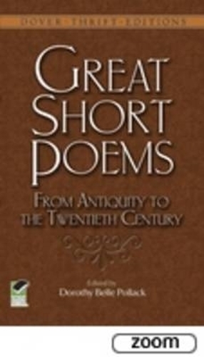 Great Short Poems from Antiquity to the Twentieth Century - Dover Thrift Editions (Paperback)