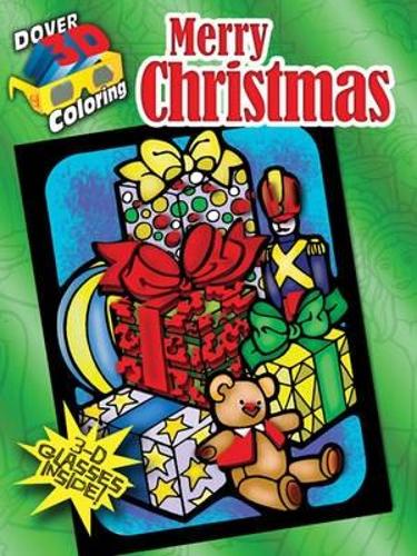 Merry Christmas - Dover 3-D Coloring Book (Paperback)