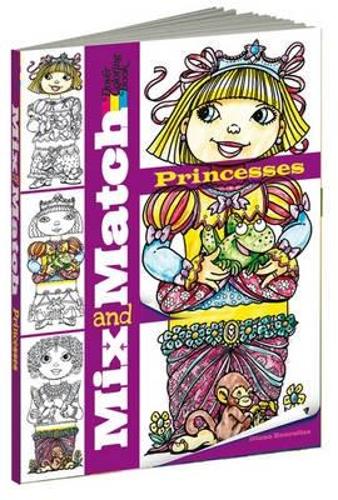 Mix and Match Princesses - Dover Mix and Match Coloring Book (Paperback)