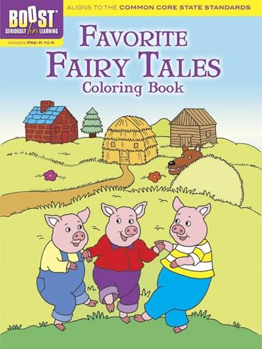 BOOST Favorite Fairy Tales Coloring Book - BOOST Educational Series (Paperback)