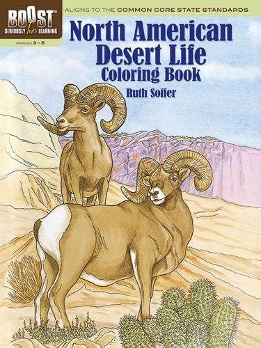 BOOST North American Desert Life Coloring Book - BOOST Educational Series (Paperback)