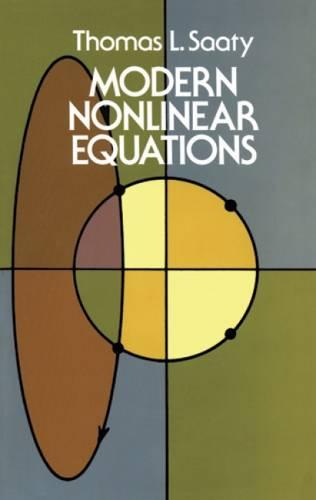 Modern Nonlinear Equations - Dover Books on Mathematics (Paperback)