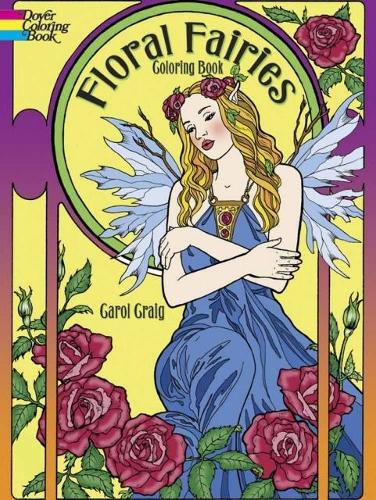 Floral Fairies Coloring Book (Paperback)