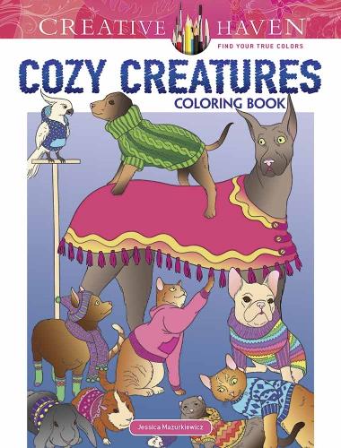 Creative Haven Cozy Creatures Coloring Book (Paperback)