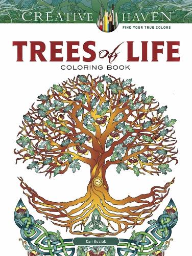 Creative Haven Trees of Life Coloring Book (Paperback)