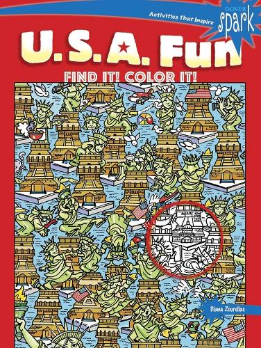 SPARK U.S.A. Fun Find It! Color It! (Paperback)