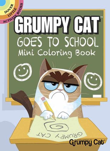 Grumpy Cat Goes to School Mini Coloring Book (Paperback)