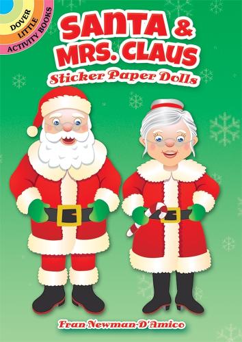 Santa & Mrs. Claus Sticker Paper Dolls (Stickers)