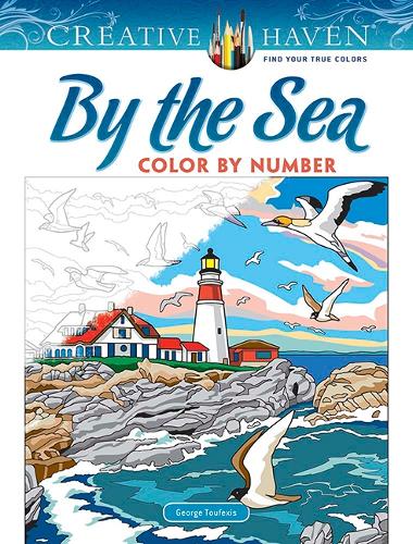 Creative Haven By the Sea Color by Number (Paperback)