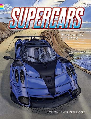 Supercars Coloring Book - Dover Coloring Book (Paperback)