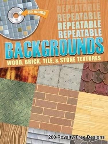 Repeatable Backgrounds: Wood, Brick, Tile and Stone Textures - Dover Electronic Clip Art